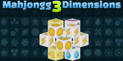  Mahjongg 3 Dimensions online and free